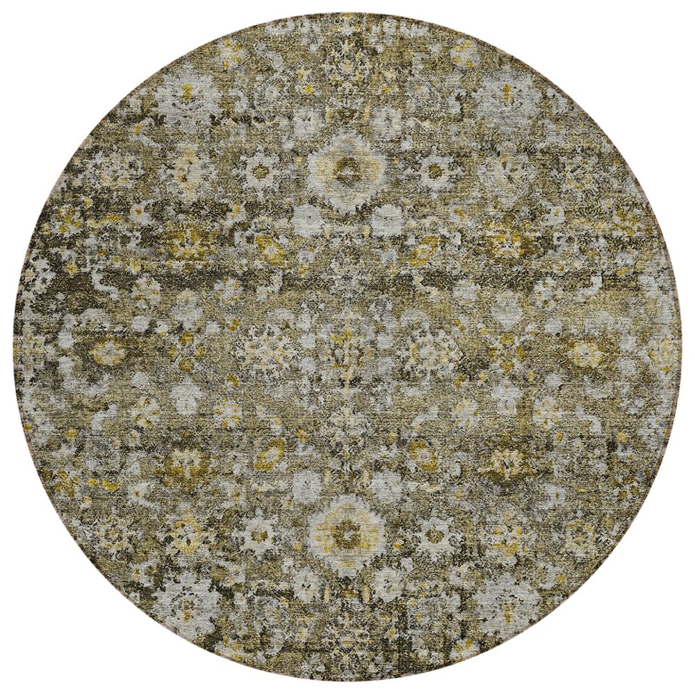 Chantille ACN651 Brown 8' x 8' Rug. Picture 1