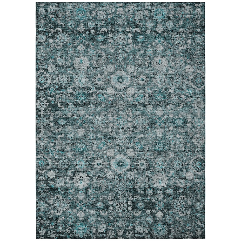 Chantille ACN651 Teal 2'6" x 3'10" Rug. Picture 1
