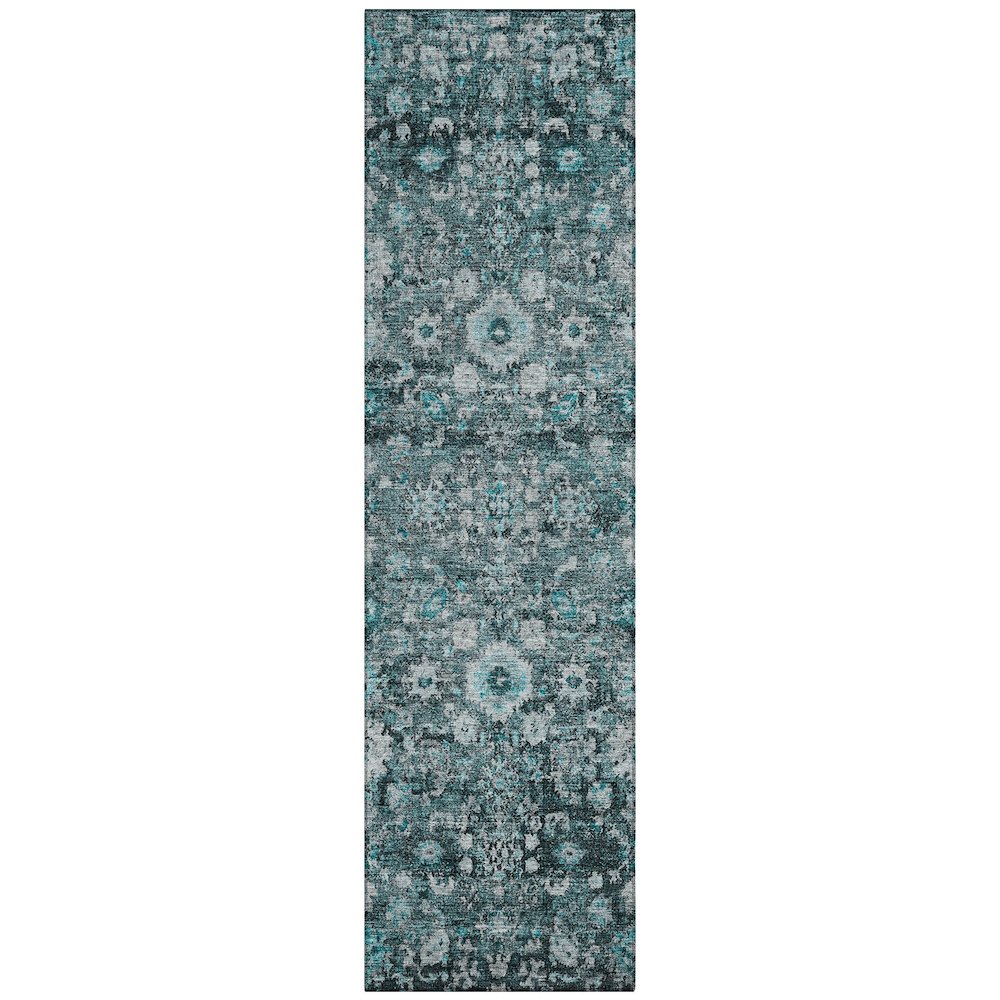 Chantille ACN651 Teal 2'3" x 7'6" Rug. Picture 1