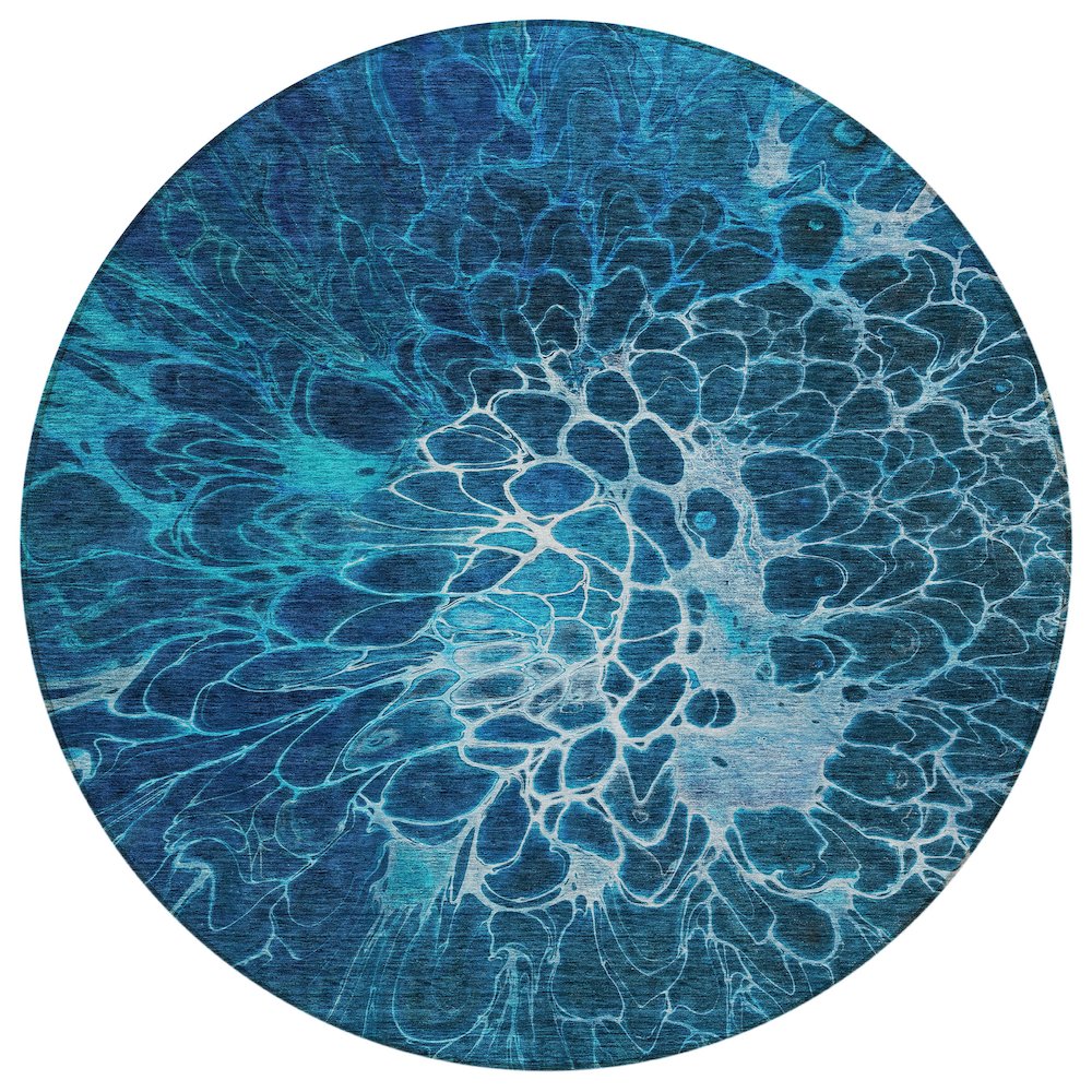 Chantille ACN652 Blue 8' x 8' Rug. Picture 1