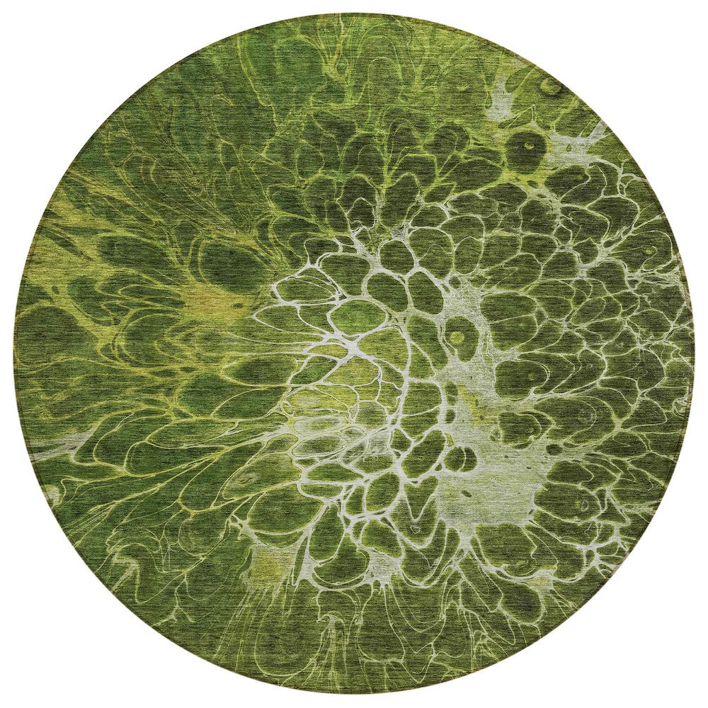 Chantille ACN652 Green 8' x 8' Rug. Picture 1