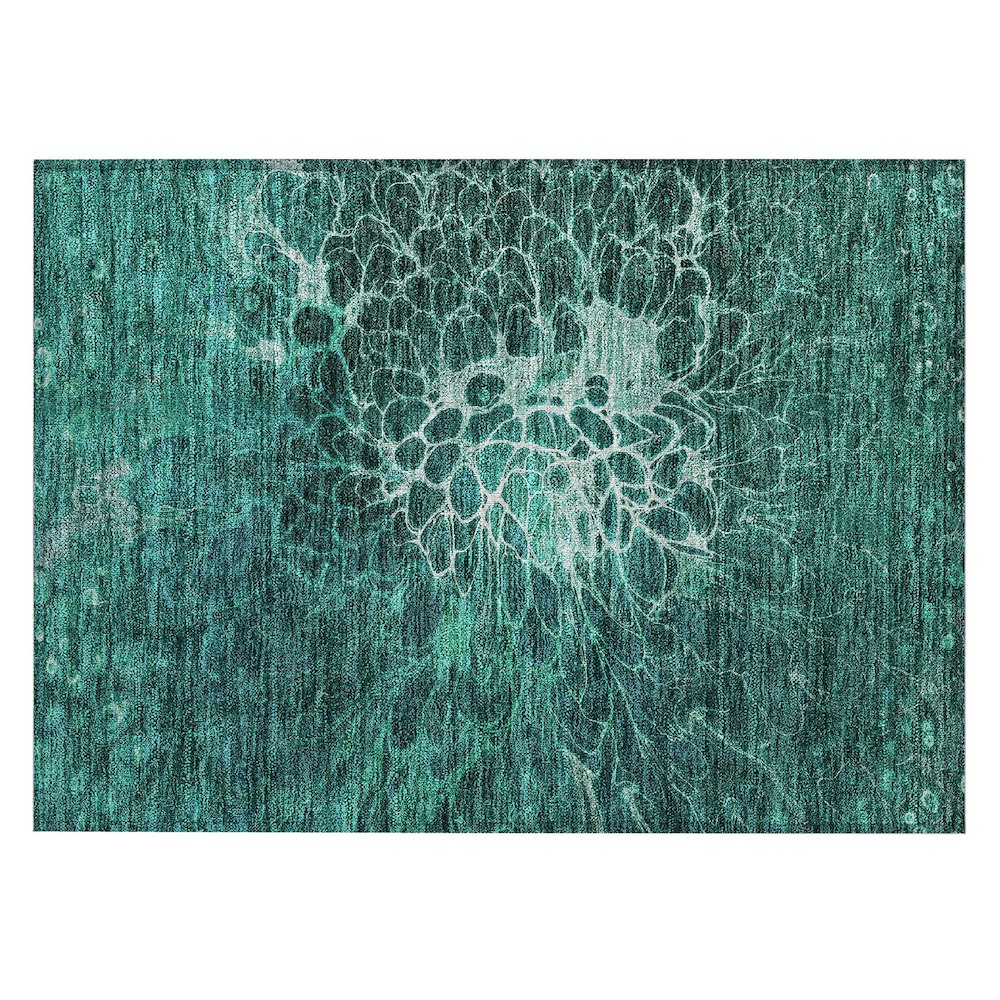Chantille ACN652 Teal 1'8" x 2'6" Rug. Picture 1