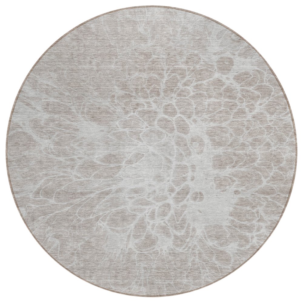 Chantille ACN653 Brown 8' x 8' Rug. Picture 1