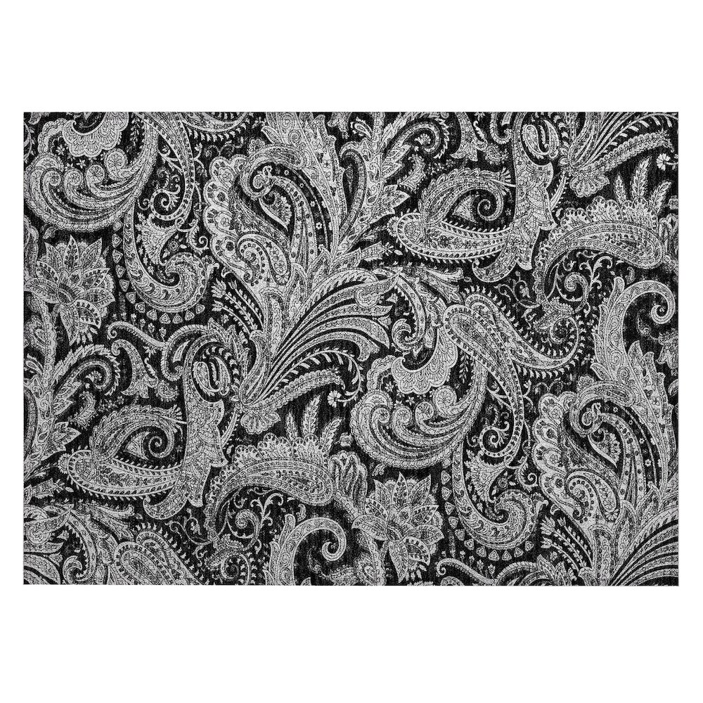 Chantille ACN654 Black 1'8" x 2'6" Rug. Picture 1