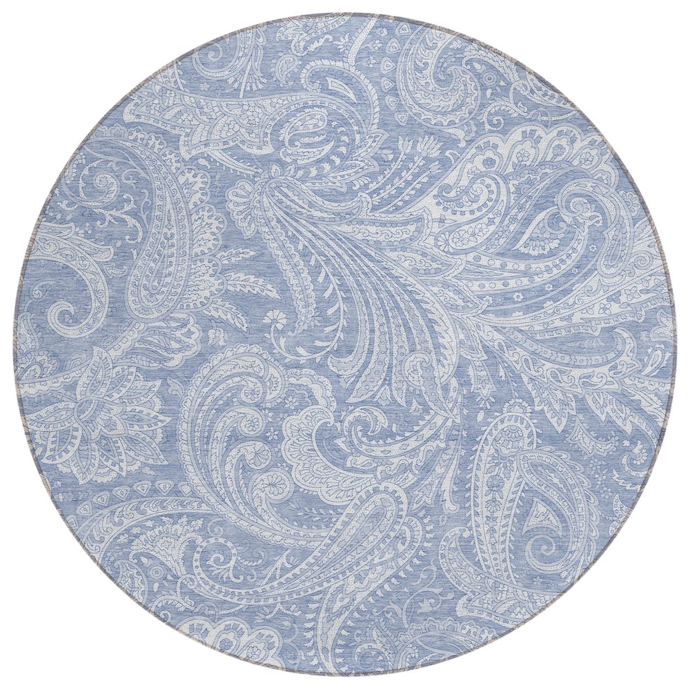 Chantille ACN654 Blue 8' x 8' Rug. Picture 1
