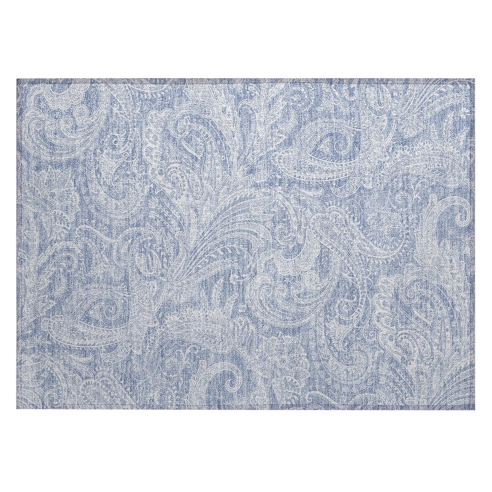 Chantille ACN654 Blue 1'8" x 2'6" Rug. Picture 1