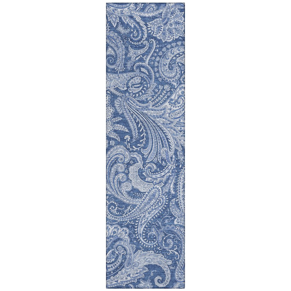 Chantille ACN654 Blue 2'3" x 7'6" Rug. Picture 1