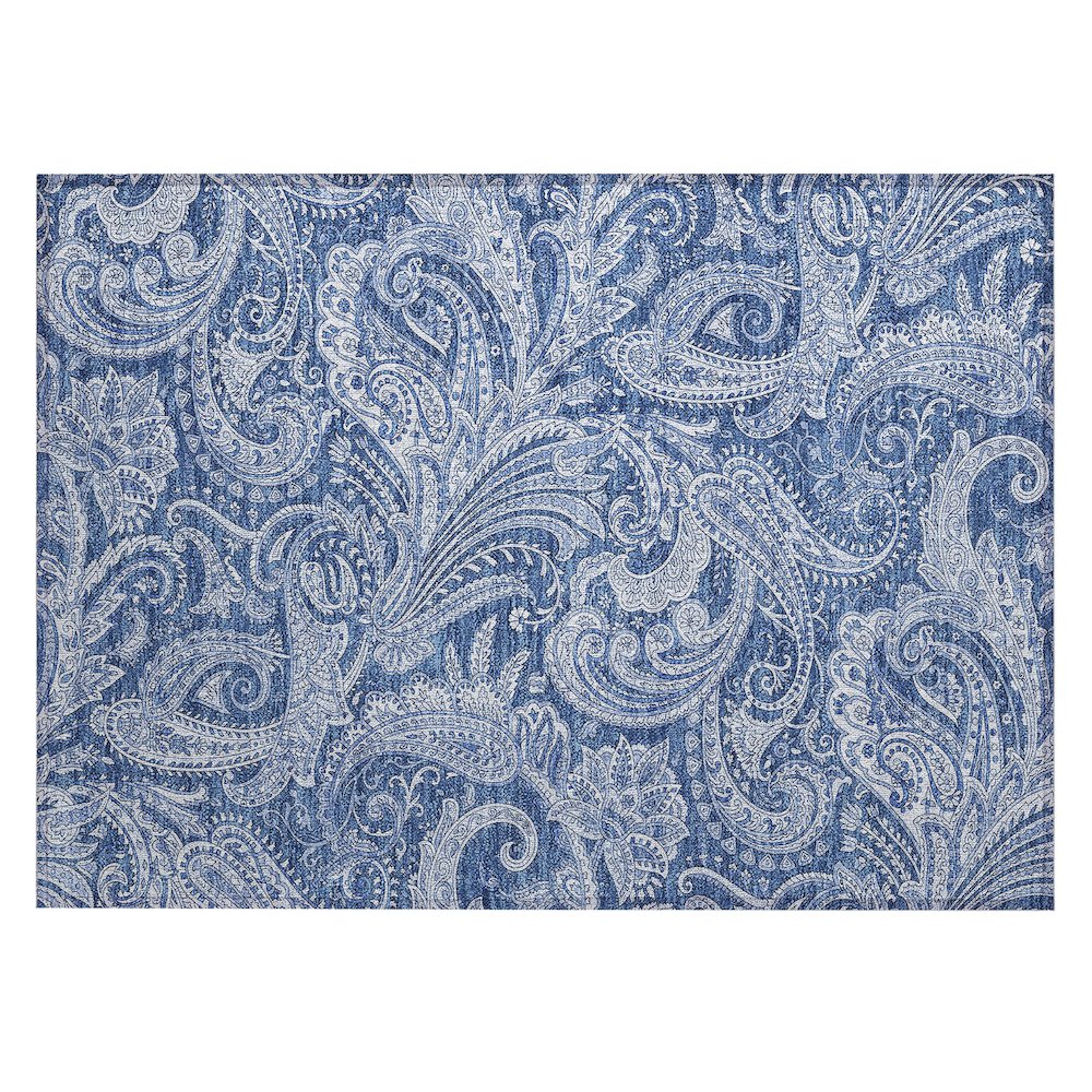 Chantille ACN654 Blue 1'8" x 2'6" Rug. Picture 1