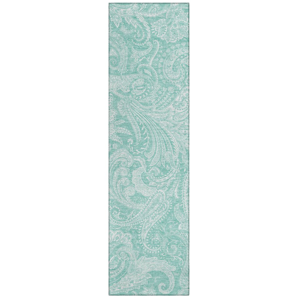 Chantille ACN654 Teal 2'3" x 7'6" Rug. Picture 1