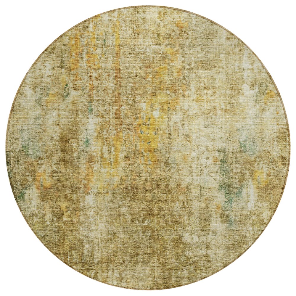 Chantille ACN655 Brown 8' x 8' Rug. Picture 1