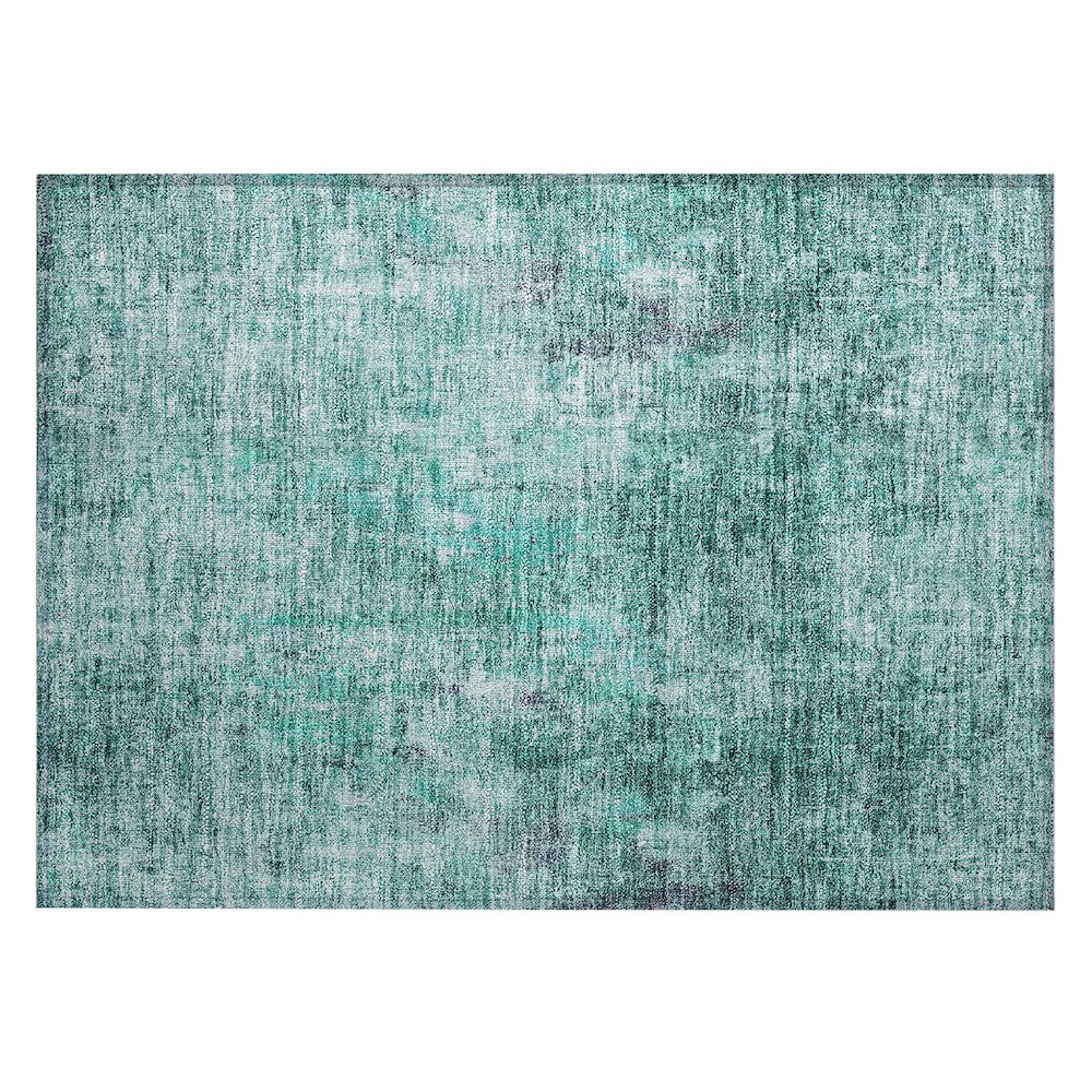 Chantille ACN655 Teal 1'8" x 2'6" Rug. Picture 1