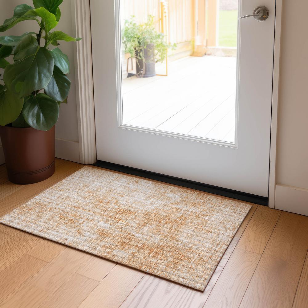 Chantille ACN656 Orange 1'8" x 2'6" Rug. Picture 6