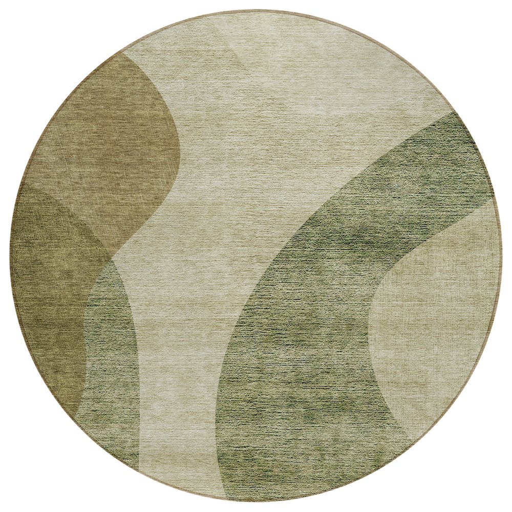 Chantille ACN657 Brown 8' x 8' Rug. Picture 1