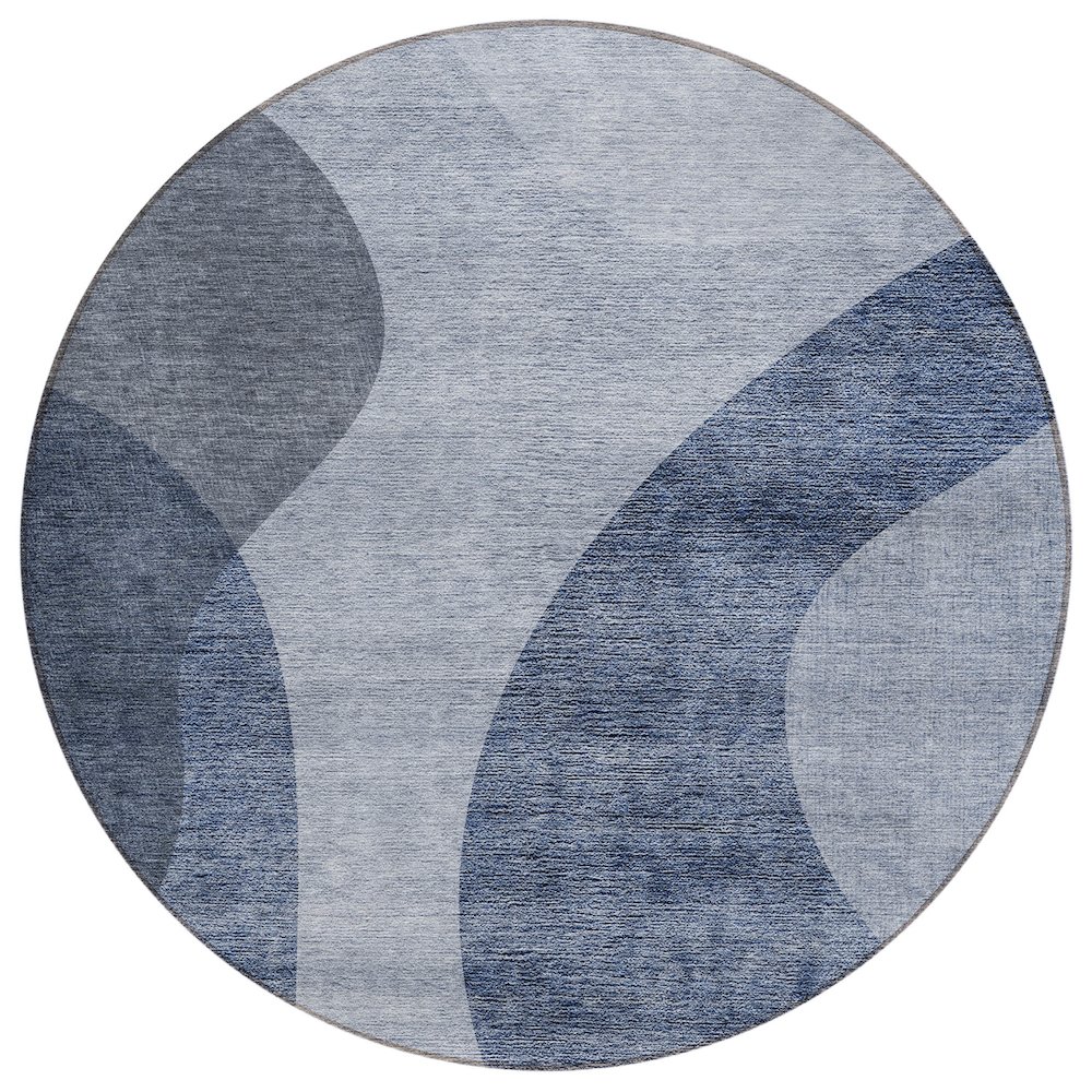 Chantille ACN657 Blue 8' x 8' Rug. Picture 1