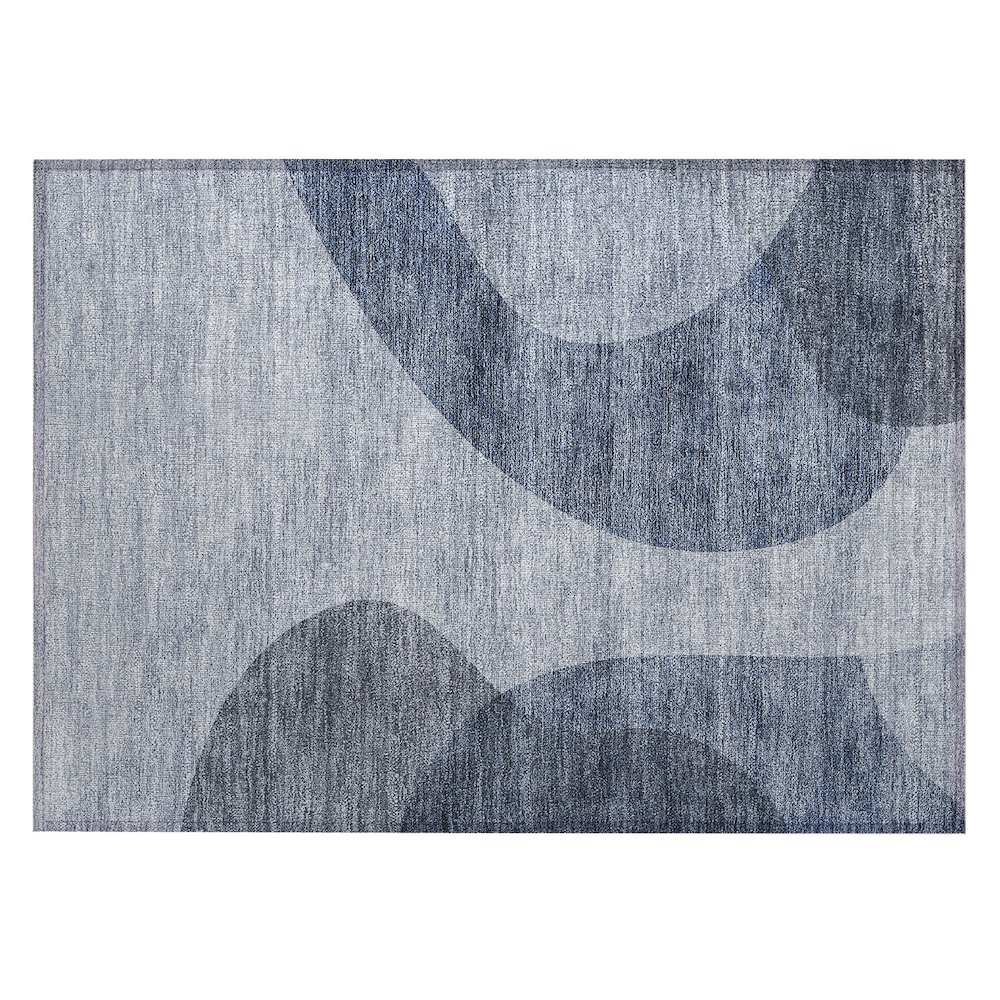 Chantille ACN657 Blue 1'8" x 2'6" Rug. Picture 1