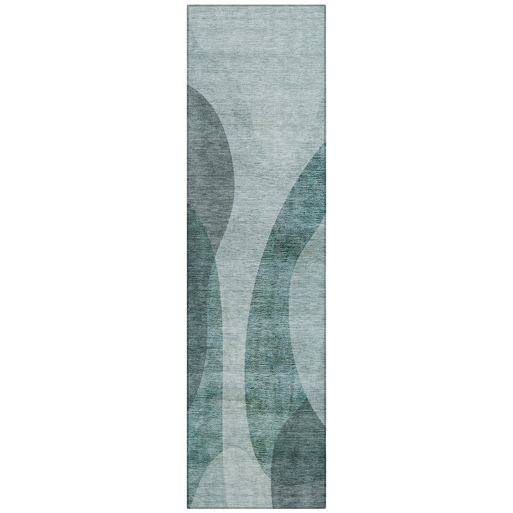 Chantille ACN657 Green 2'3" x 7'6" Rug. Picture 1