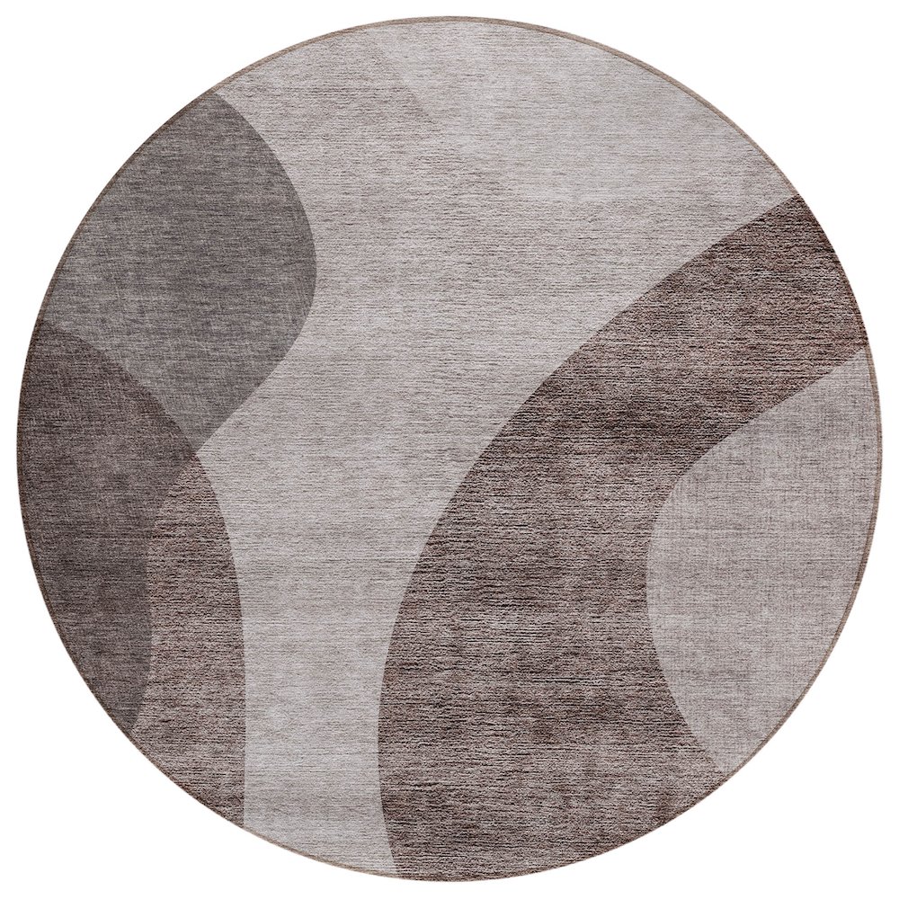 Chantille ACN657 Brown 8' x 8' Rug. Picture 1