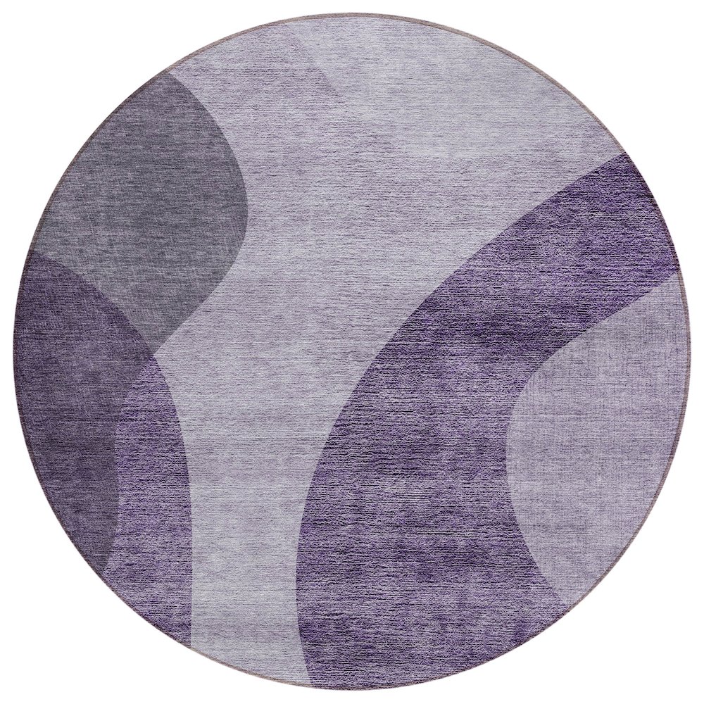 Chantille ACN657 Purple 8' x 8' Rug. Picture 1