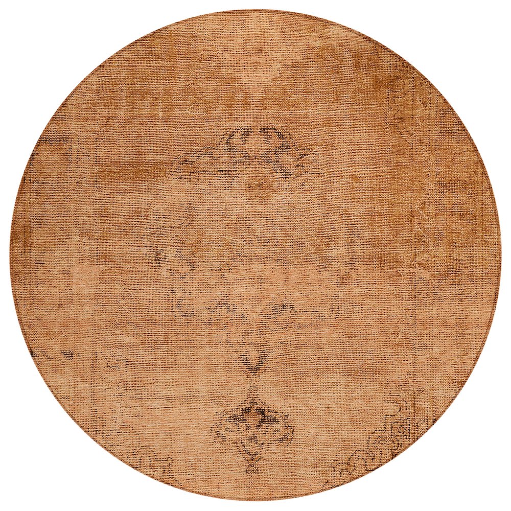 Chantille ACN658 Orange 8' x 8' Rug. Picture 1