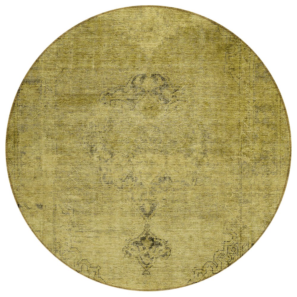 Chantille ACN658 Gold 8' x 8' Rug. Picture 1