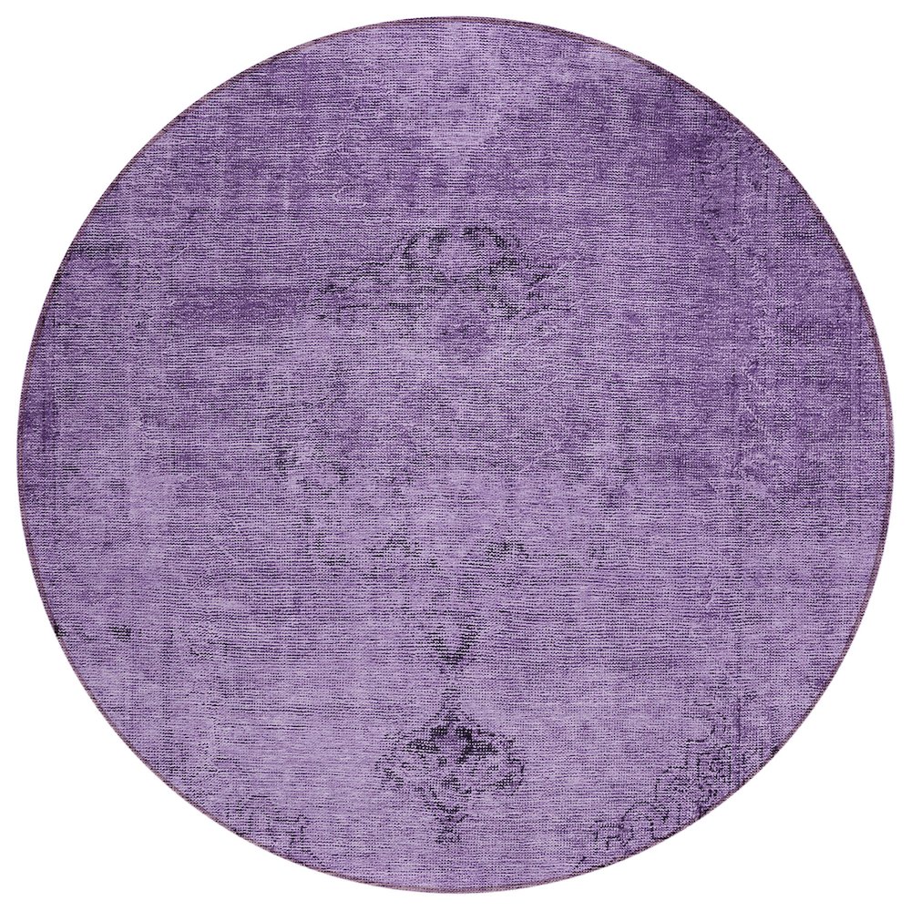 Chantille ACN658 Purple 8' x 8' Rug. Picture 1