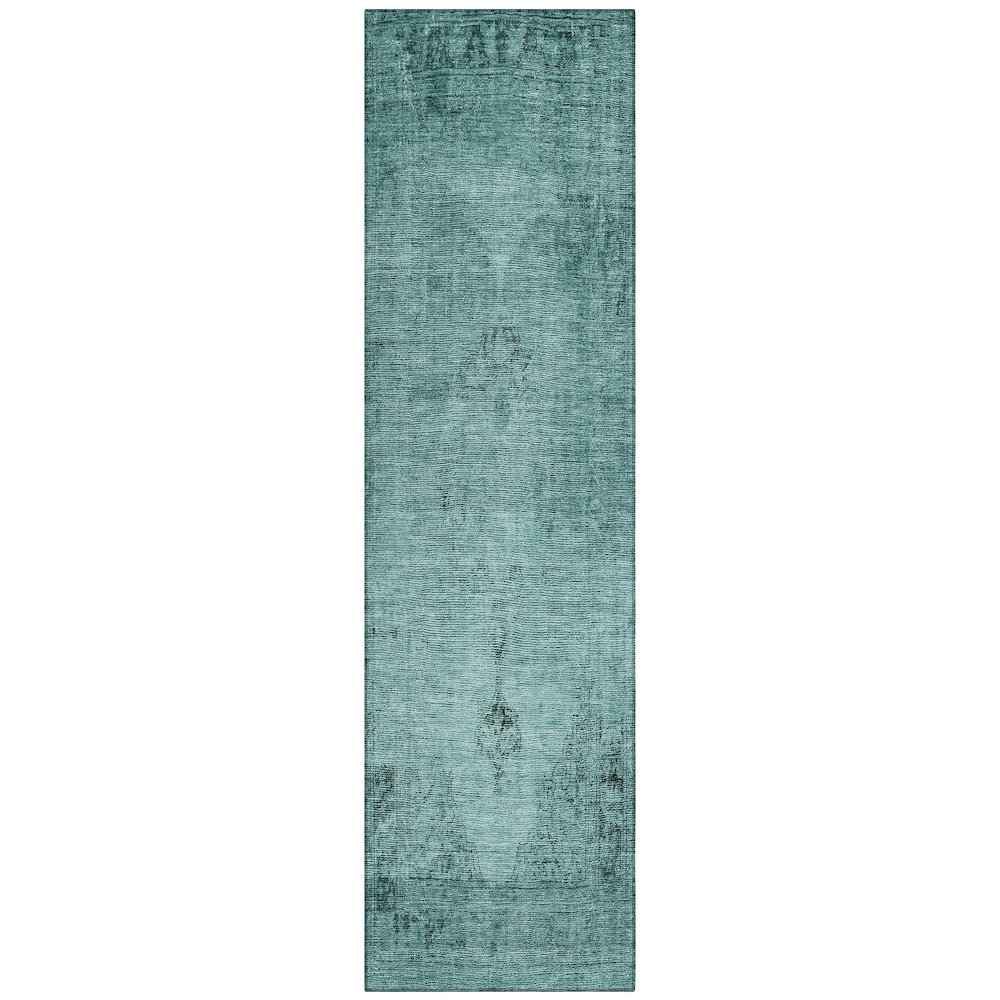 Chantille ACN658 Teal 2'3" x 7'6" Rug. Picture 1