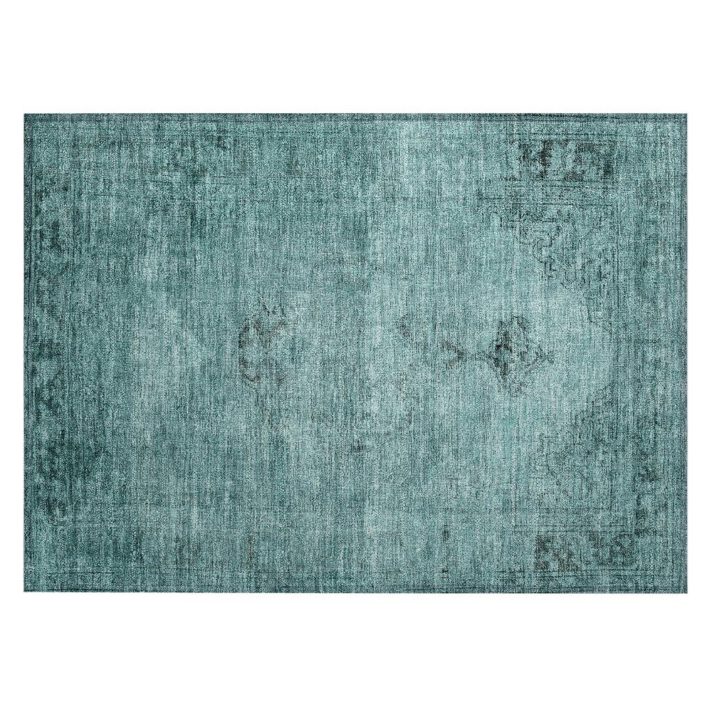 Chantille ACN658 Teal 1'8" x 2'6" Rug. Picture 1