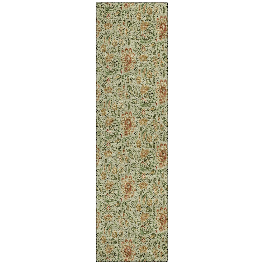 Chantille ACN660 Green 2'3" x 7'6" Rug. Picture 1