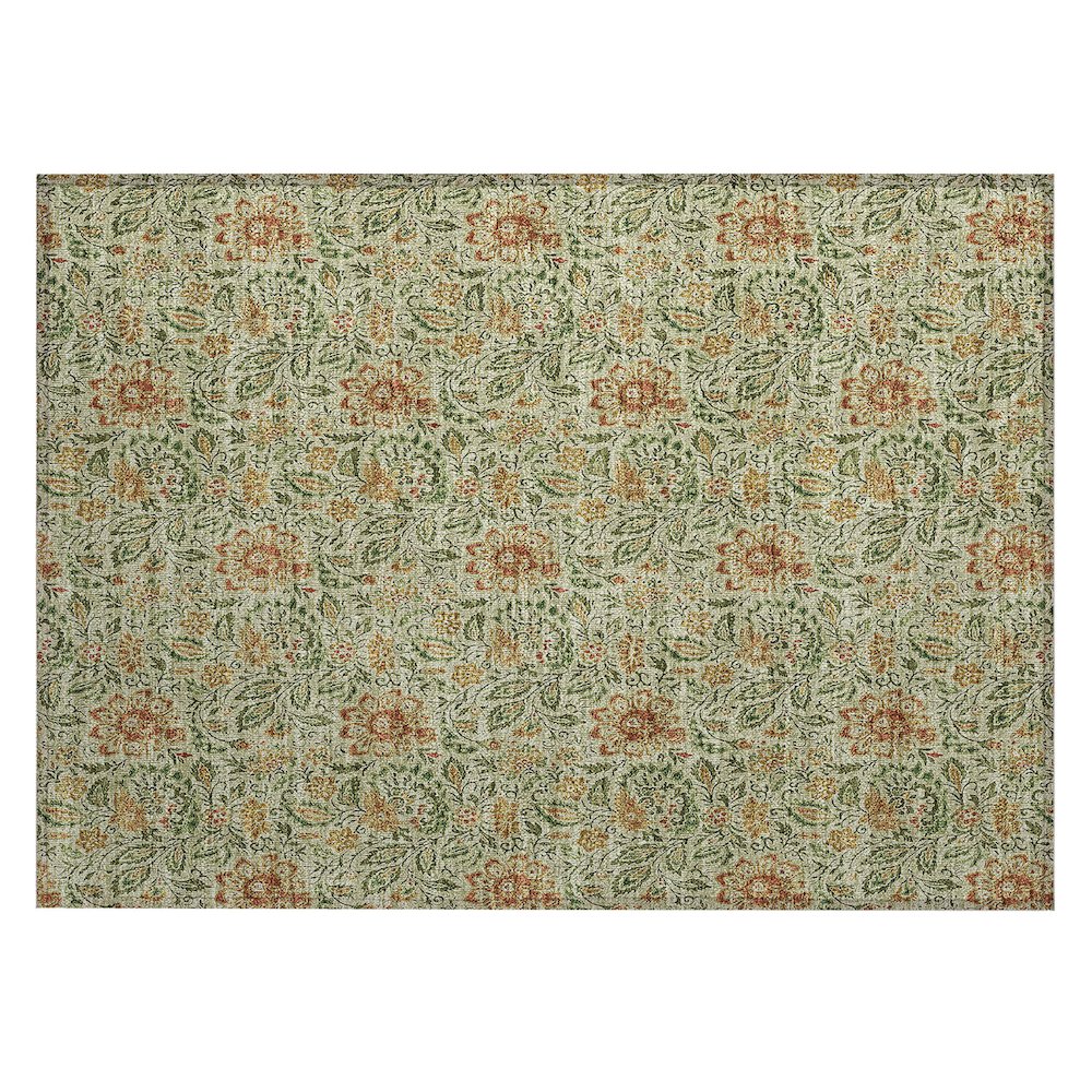 Chantille ACN660 Green 1'8" x 2'6" Rug. Picture 1