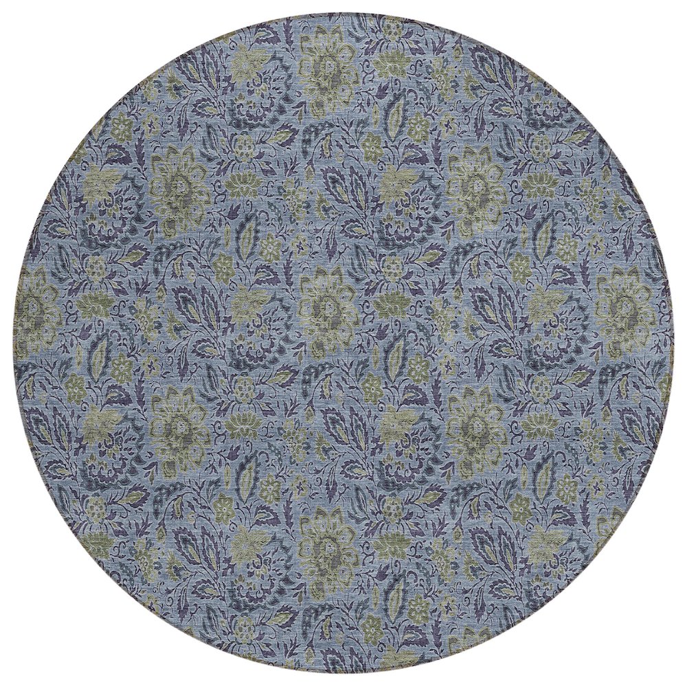 Chantille ACN660 Blue 8' x 8' Rug. Picture 1