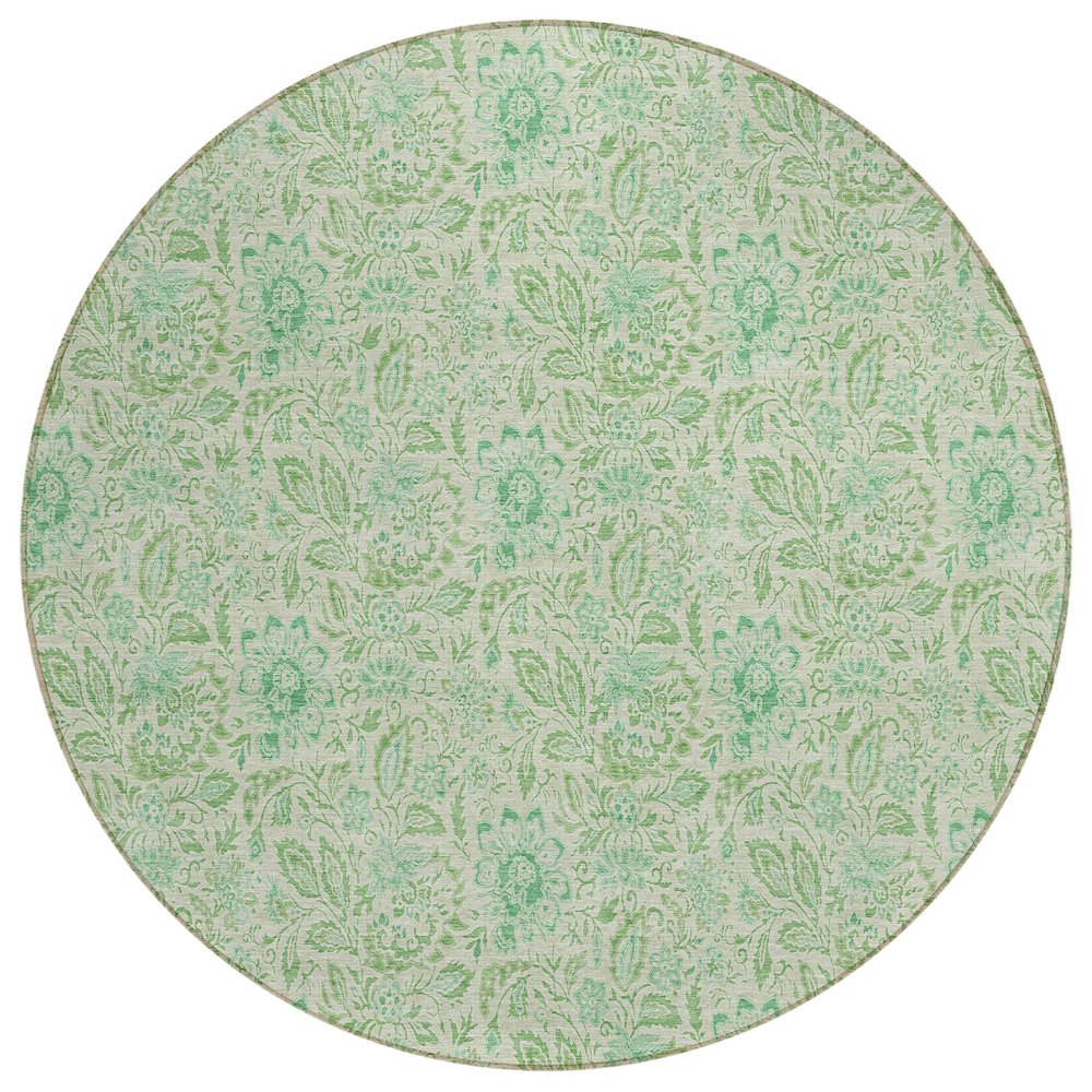 Chantille ACN660 Green 8' x 8' Rug. Picture 1