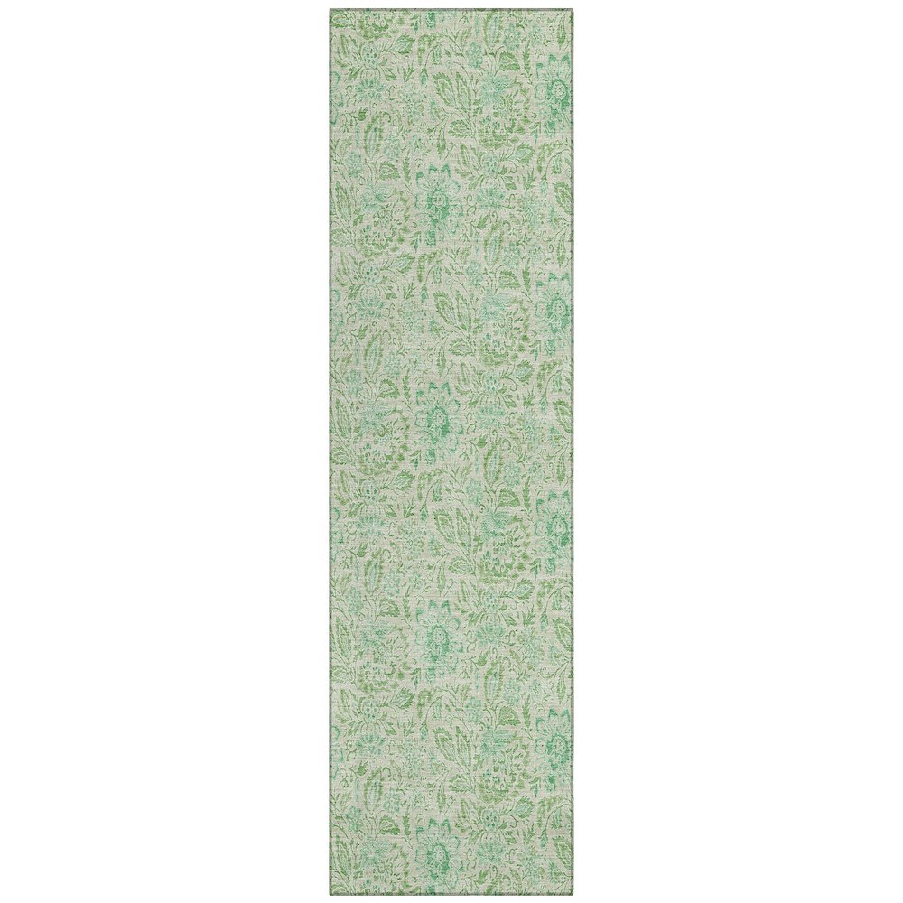 Chantille ACN660 Green 2'3" x 7'6" Rug. Picture 1