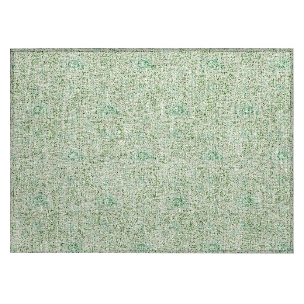 Chantille ACN660 Green 1'8" x 2'6" Rug. Picture 1