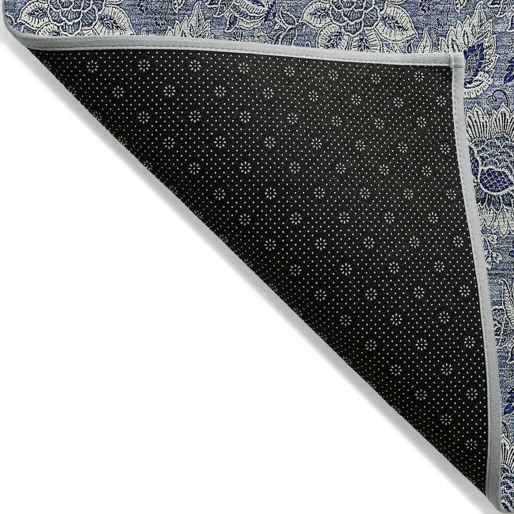 Chantille ACN661 Blue 1'8" x 2'6" Rug. Picture 2
