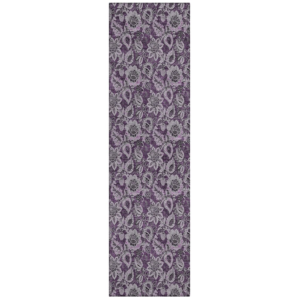 Chantille ACN661 Purple 2'3" x 7'6" Rug. Picture 1