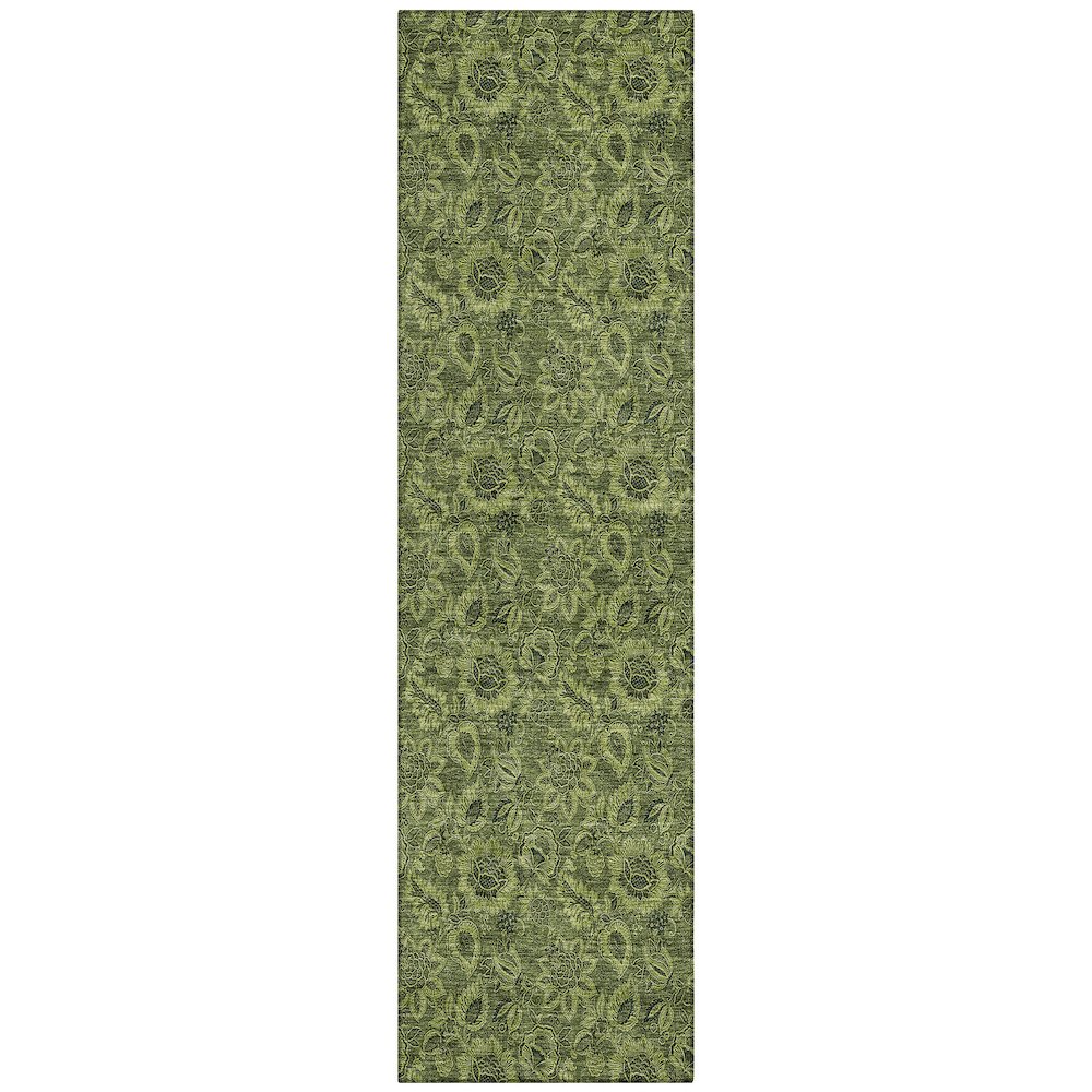 Chantille ACN661 Green 2'3" x 7'6" Rug. Picture 1
