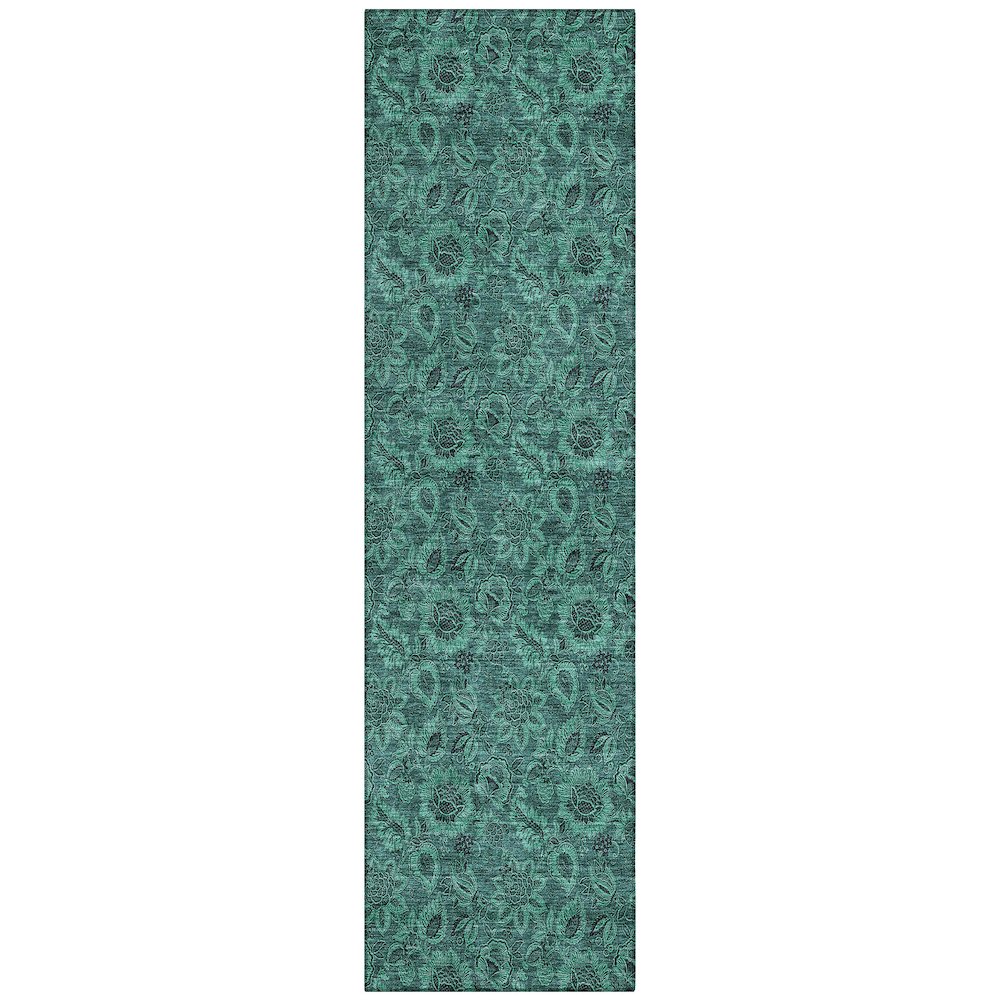 Chantille ACN661 Teal 2'3" x 7'6" Rug. Picture 1