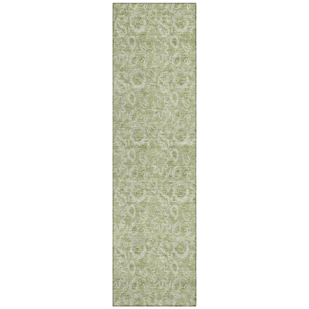 Chantille ACN662 Green 2'3" x 7'6" Rug. Picture 1