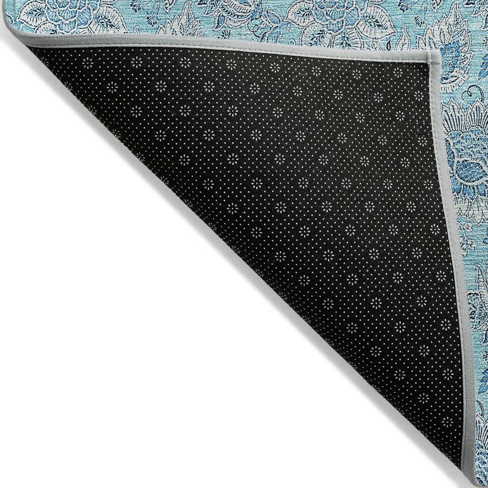 Chantille ACN662 Teal 1'8" x 2'6" Rug. Picture 2