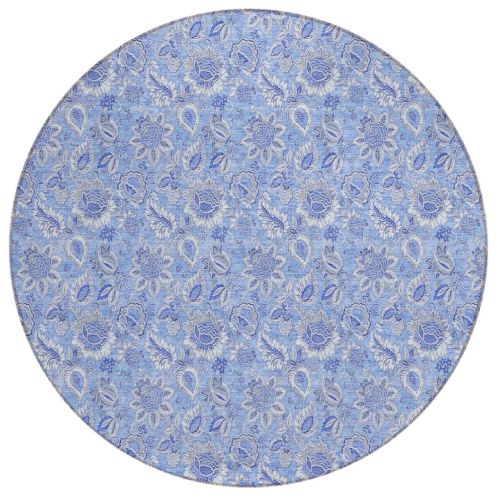 Chantille ACN662 Blue 8' x 8' Rug. Picture 1