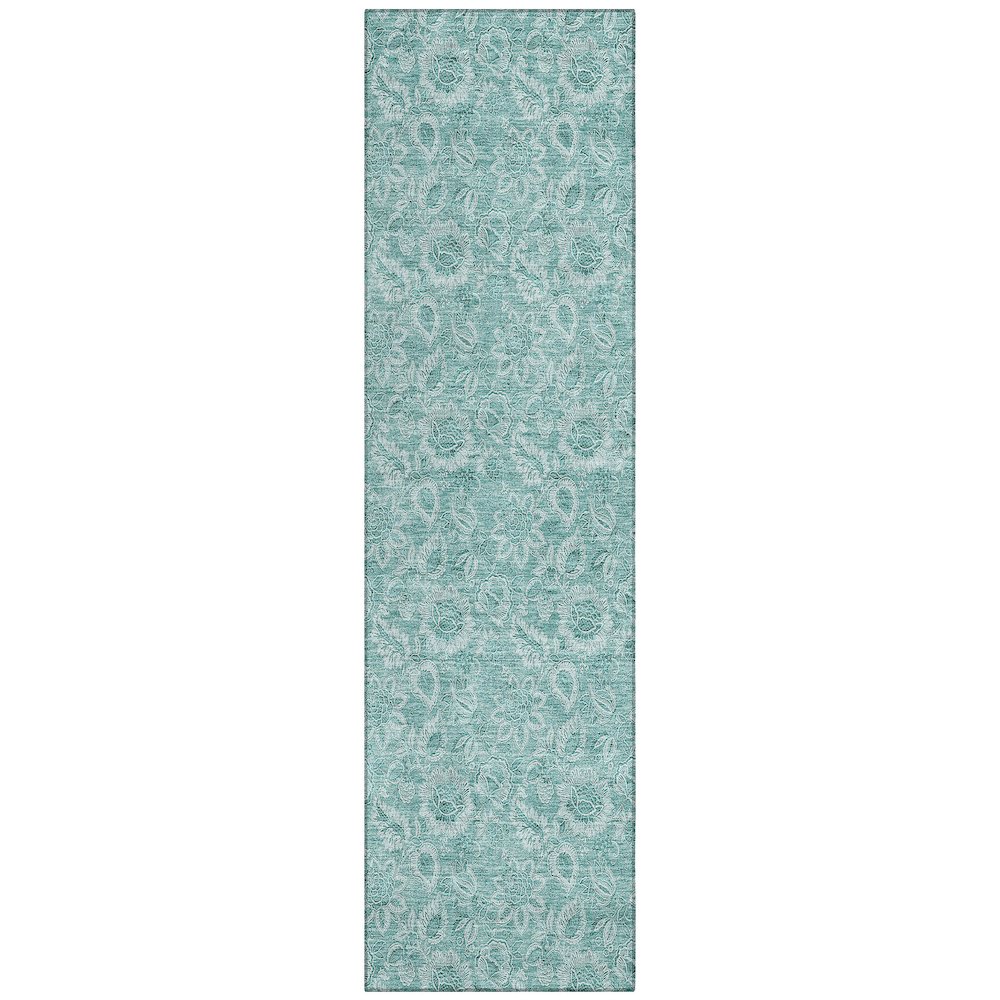 Chantille ACN662 Teal 2'3" x 7'6" Rug. Picture 1