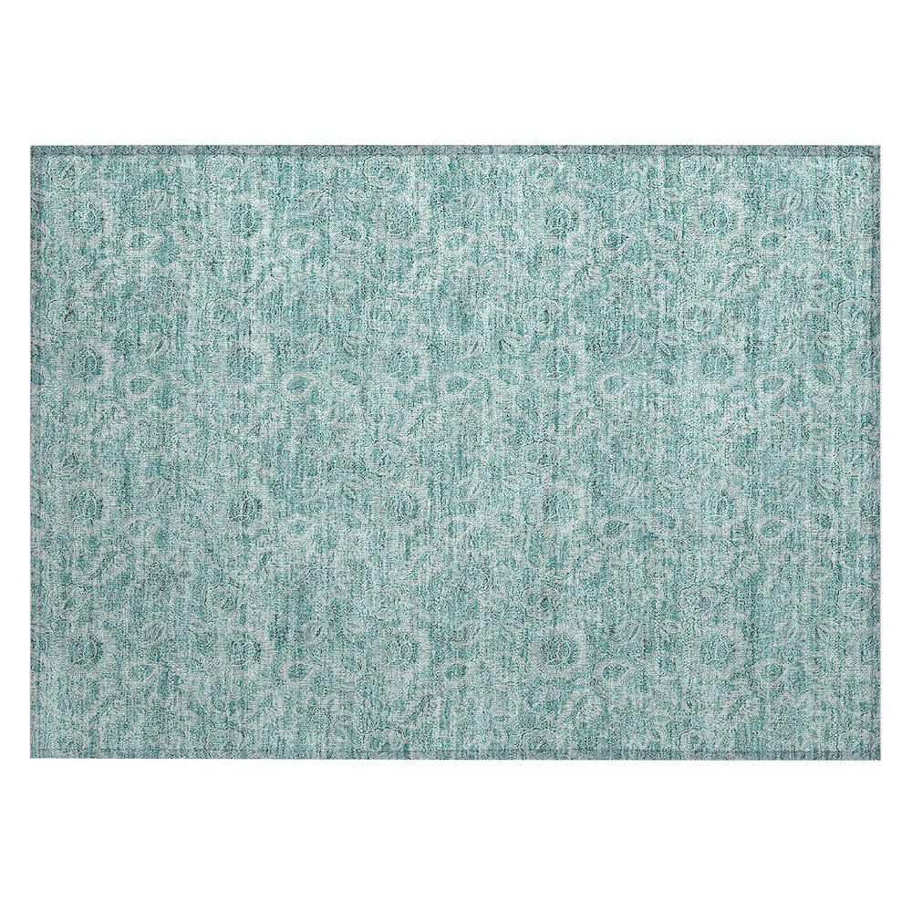 Chantille ACN662 Teal 1'8" x 2'6" Rug. Picture 1