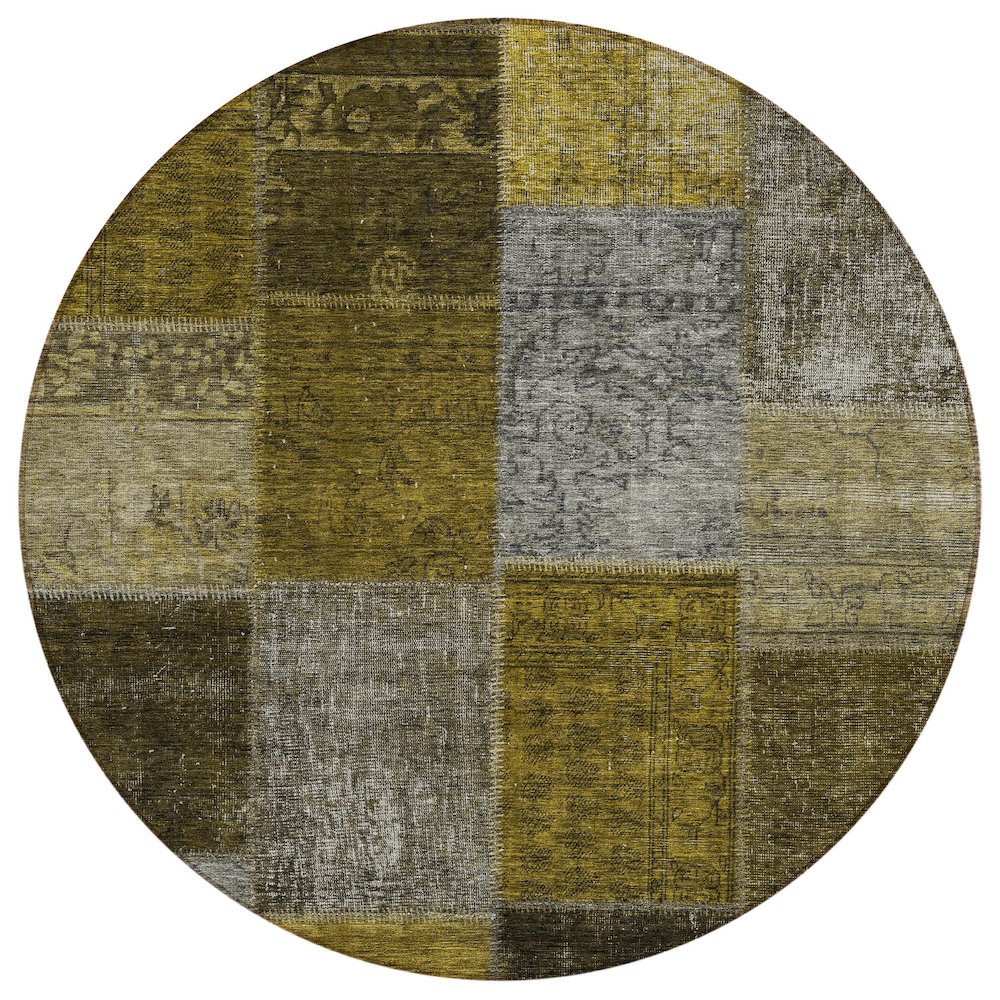 Chantille ACN663 Brown 8' x 8' Rug. Picture 1
