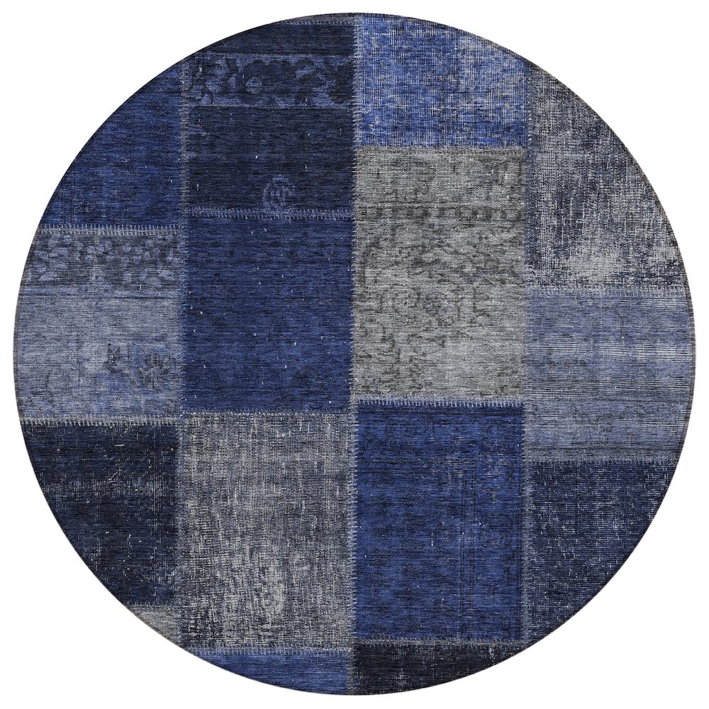 Chantille ACN663 Blue 8' x 8' Rug. Picture 1