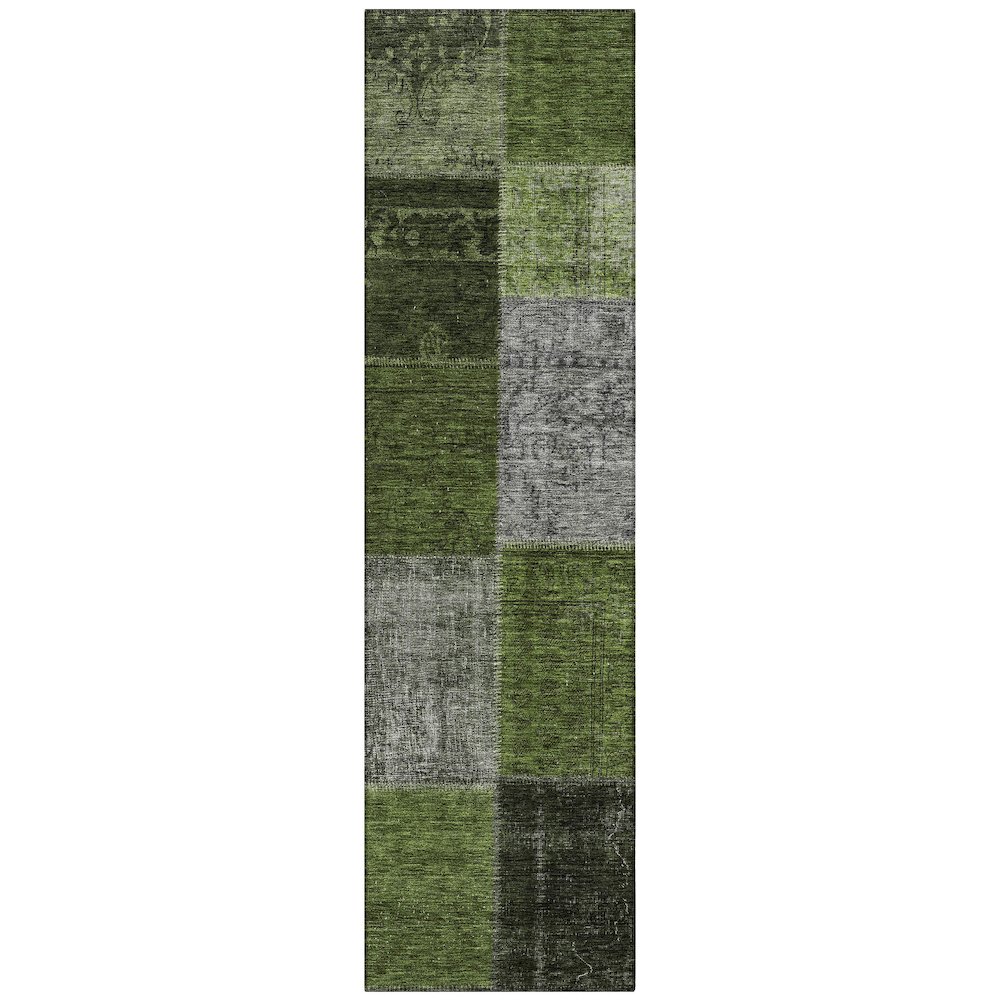 Chantille ACN663 Green 2'3" x 7'6" Rug. Picture 1