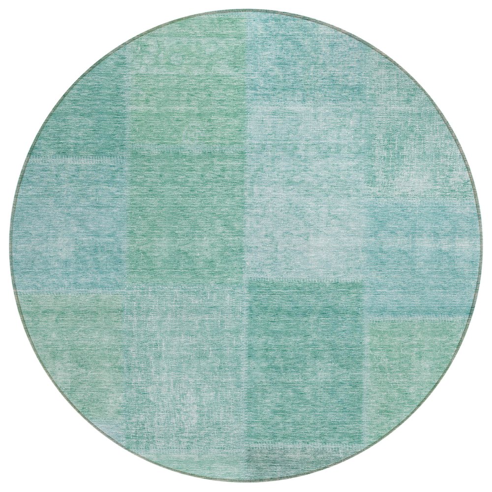 Chantille ACN664 Teal 8' x 8' Rug. Picture 1