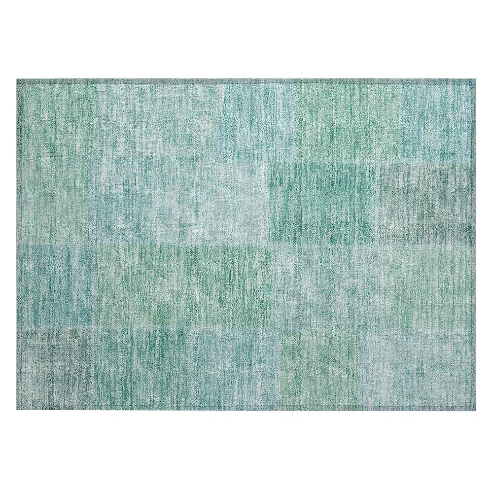 Chantille ACN664 Teal 1'8" x 2'6" Rug. Picture 1