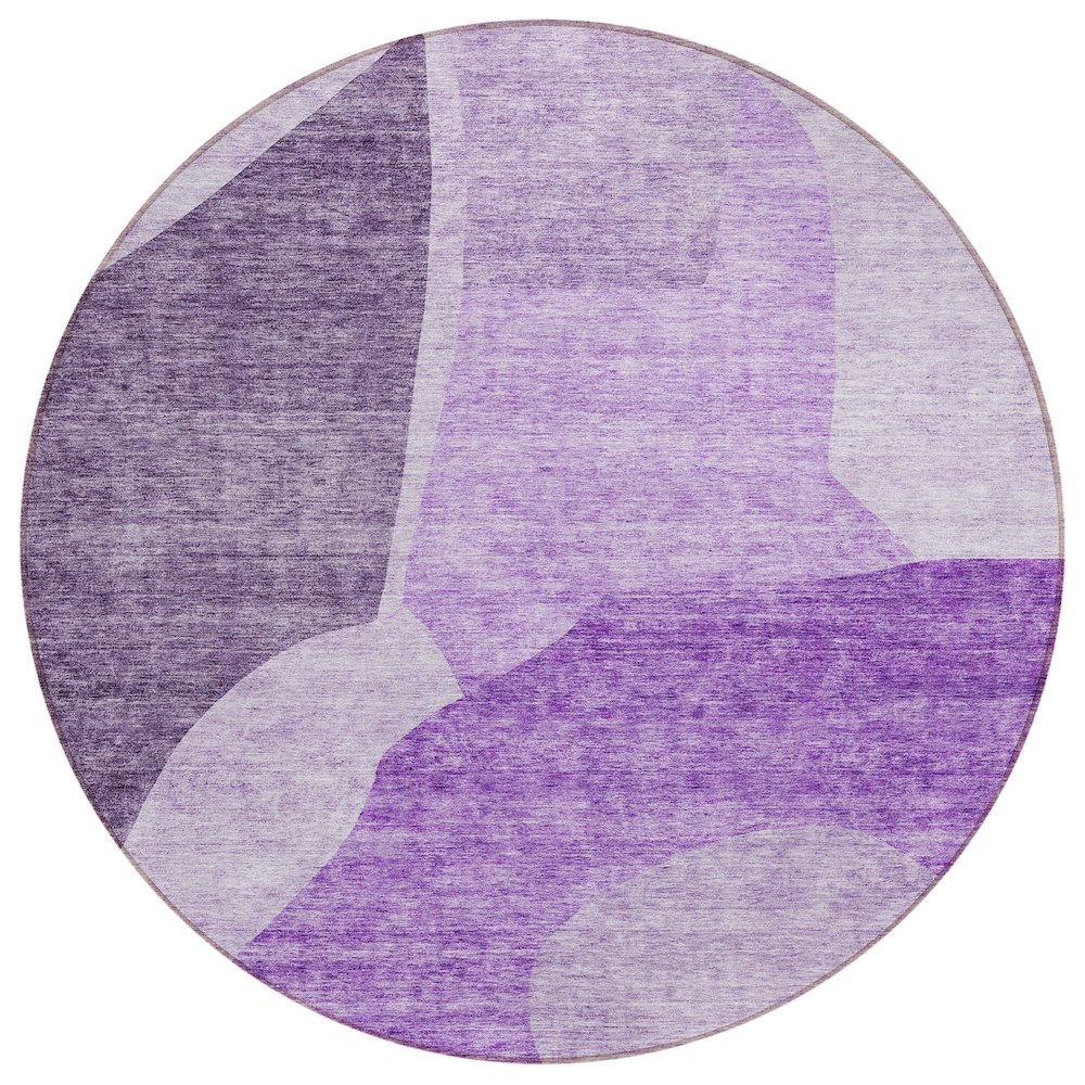 Chantille ACN665 Purple 8' x 8' Rug. Picture 1