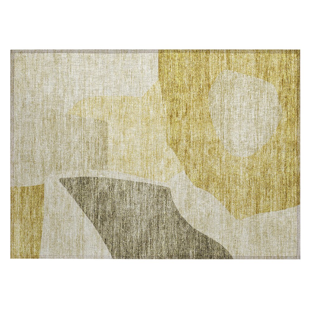 Chantille ACN665 Gold 1'8" x 2'6" Rug. Picture 1