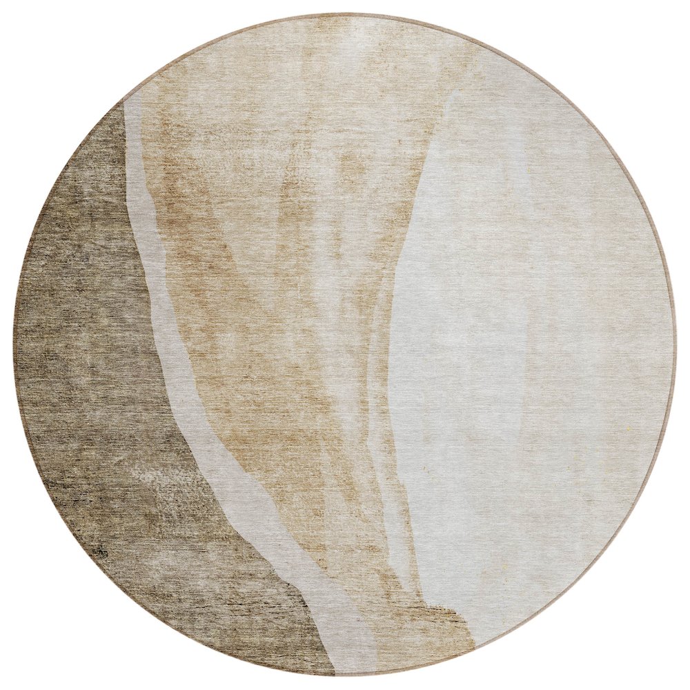 Chantille ACN667 Brown 8' x 8' Rug. Picture 1